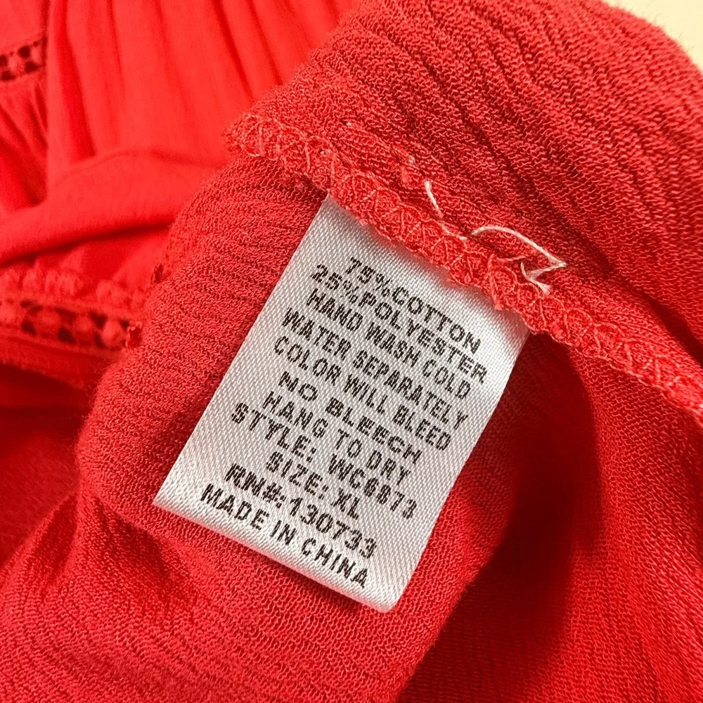 Umgee Coral Cold-Shoulder Tunic Dress Womens XL - Picture 7 of 11